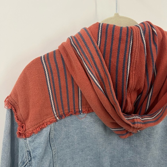 Free People Baja denim hooded jacket - Picture 6 of 14